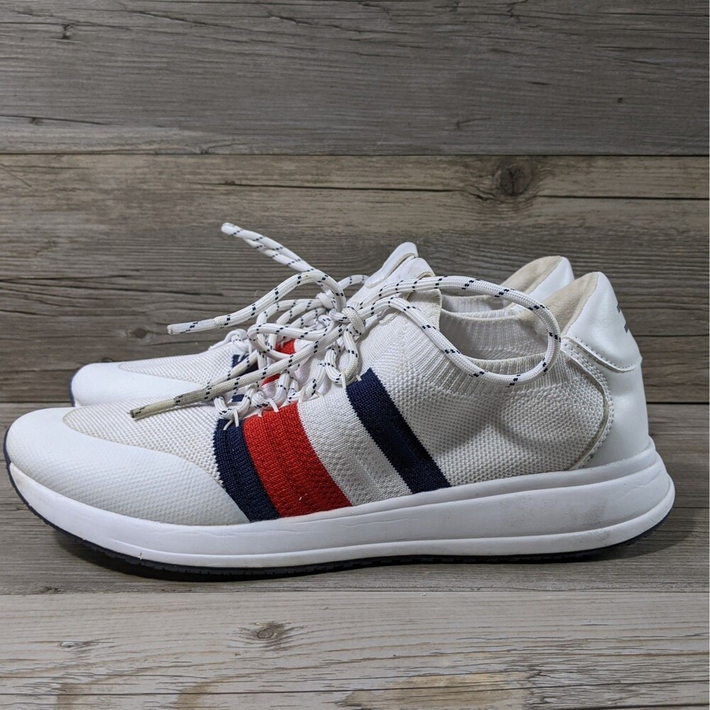 Tommy Hilfiger TWREZI Women White Synthetic Lifestyle Sneakers Shoes 9M
